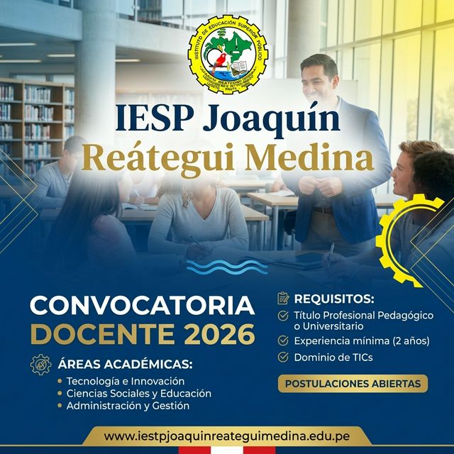 📢 𝐂𝐎𝐍𝐕𝐎𝐂𝐀𝐓𝐎𝐑𝐈𝐀 𝐃𝐎𝐂𝐄𝐍𝐓𝐄 𝟐𝟎𝟐𝟔