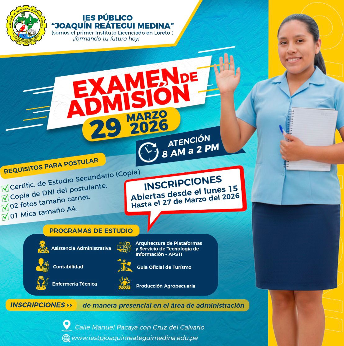 Examen de Admisión 29 de Marzo